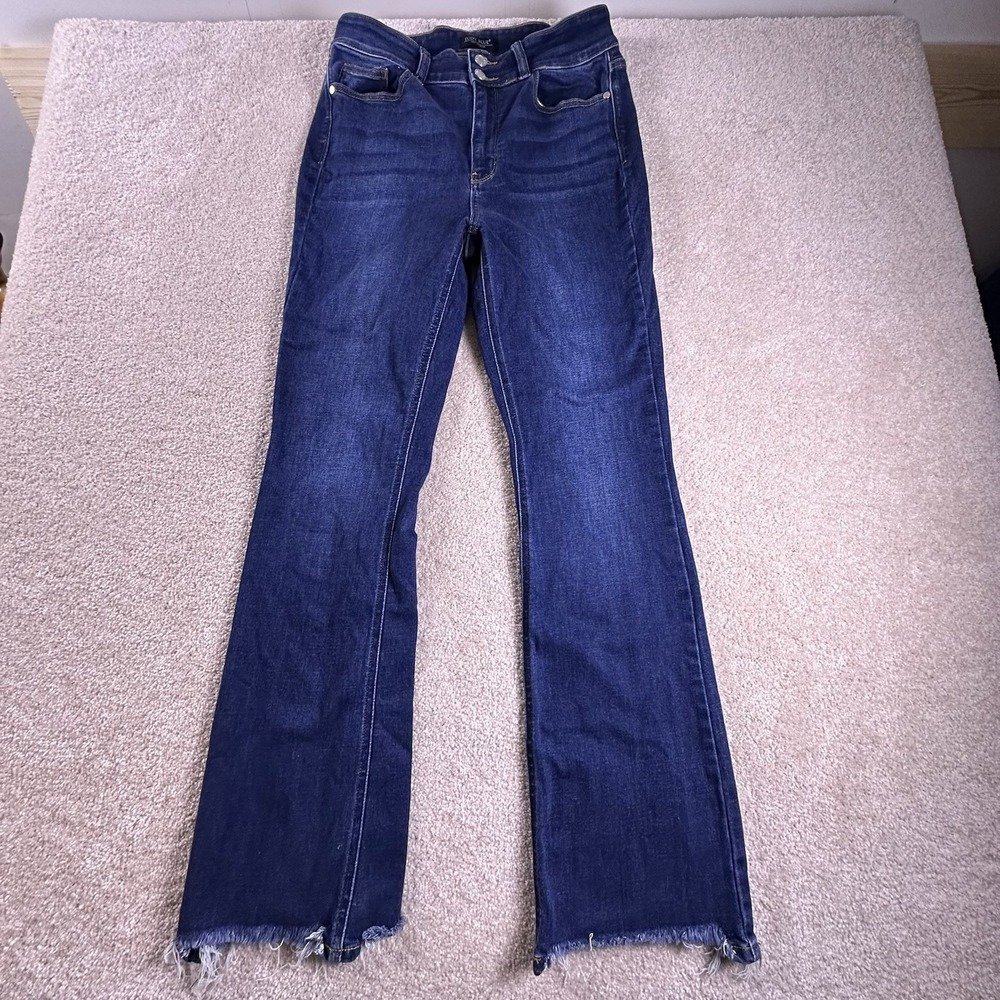 Judy Blue Jeans Womens 13 *30x30* Blue High Rise Bootcut Distressed‎